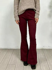 High-Waisted Flare Jeans -