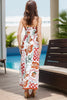 Printed Tube Maxi Dress