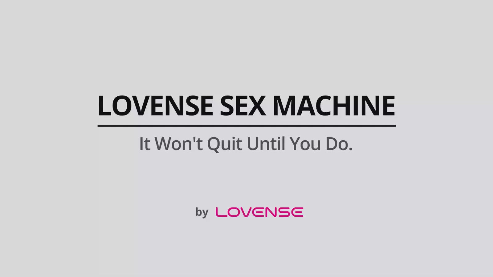 Lovense App-Controlled Sex Machine - Automatic, Adjustable, Double-Sided Thrusting, Quiet