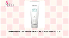 Wicked Sensual Care Simply Aqua Jelle Water Based Lubricant - 4 oz by@Outfy