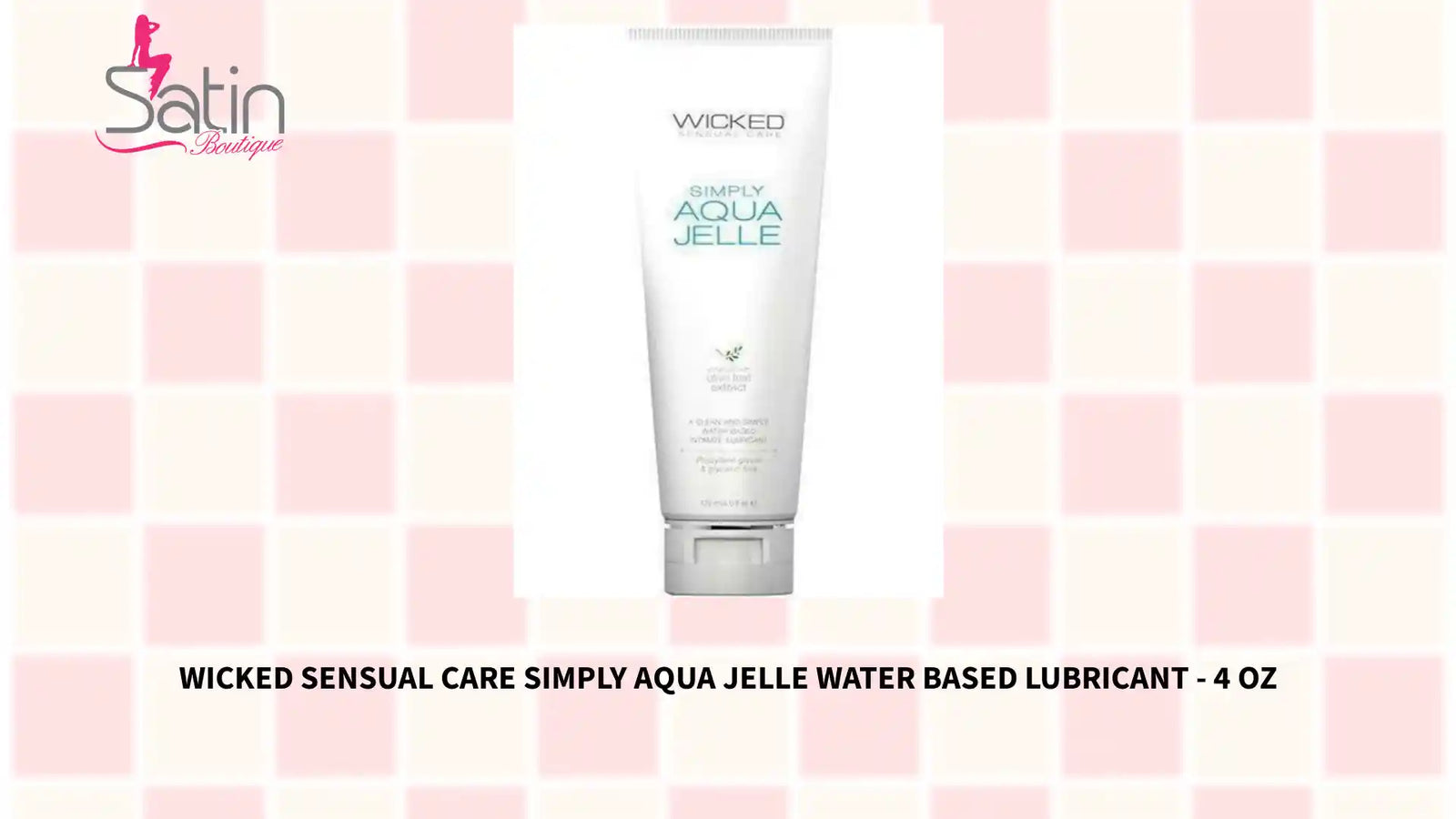 Wicked Sensual Care Simply Aqua Jelle Water Based Lubricant - 4 oz by@Outfy