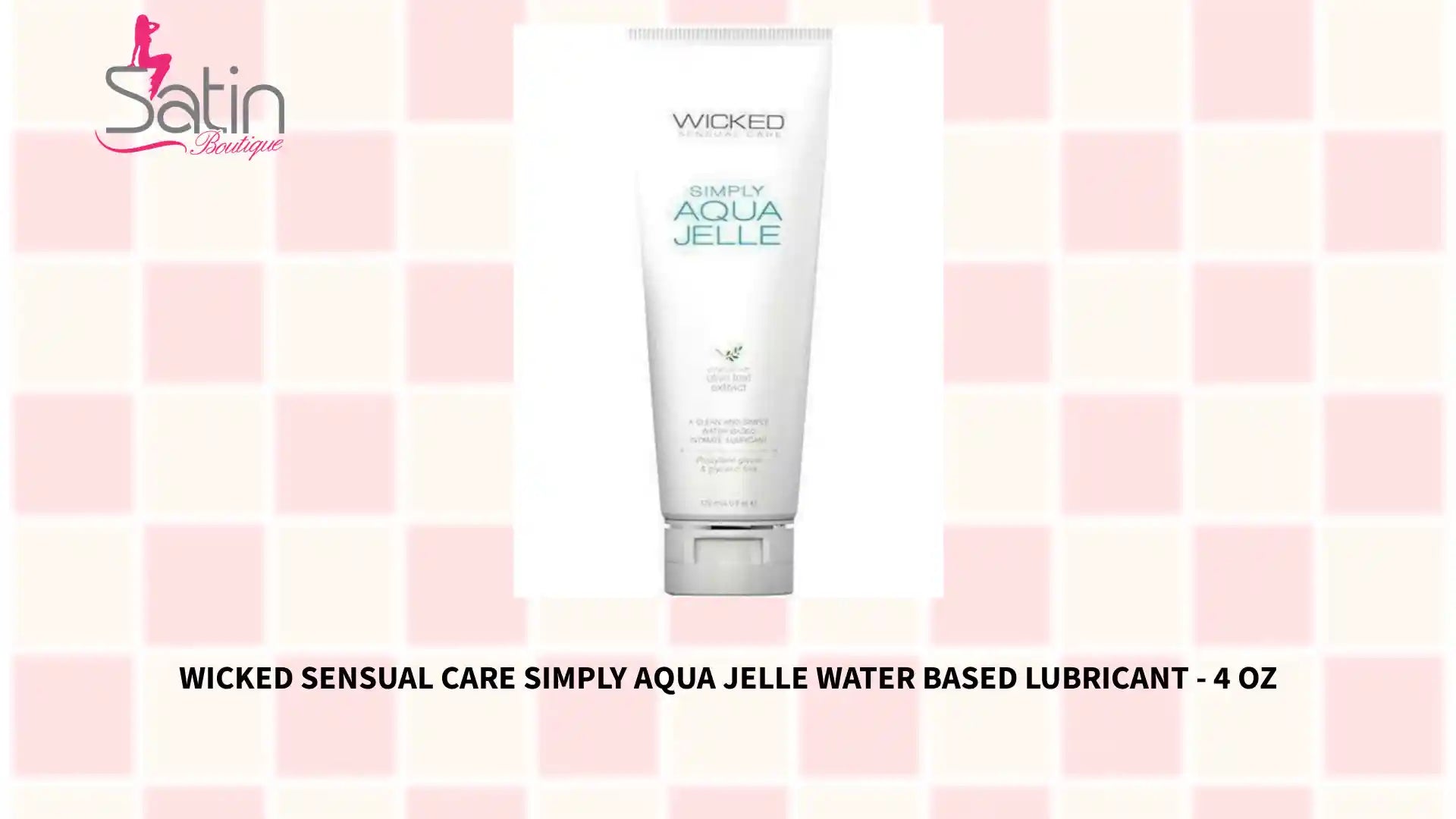 Wicked Sensual Care Simply Aqua Jelle Water Based Lubricant - 4 oz by@Outfy