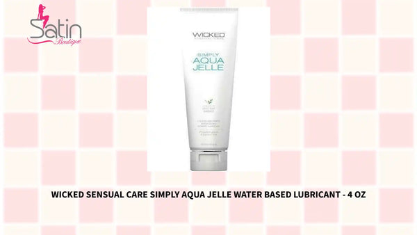 Wicked Sensual Care Simply Aqua Jelle Water Based Lubricant - 4 oz by@Outfy