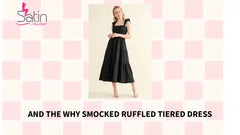 And The Why Smocked Ruffled Tiered Dress by@Outfy