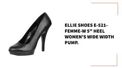 Ellie Shoes E-521-Femme-W 5&quot; Heel Women&#039;s WIDE Width Pump. by@Outfy