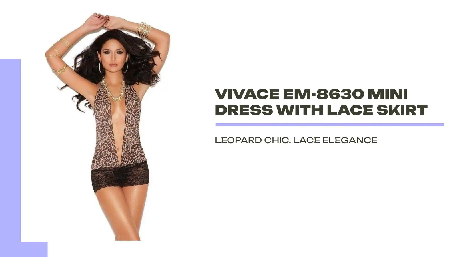 Vivace EM-8630 Mini haljina sa čipkastom suknjom od @Outfy