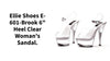 Ellie Shoes E-601-Brook 6" Heel Clear Women's Sandal. от @Outfy