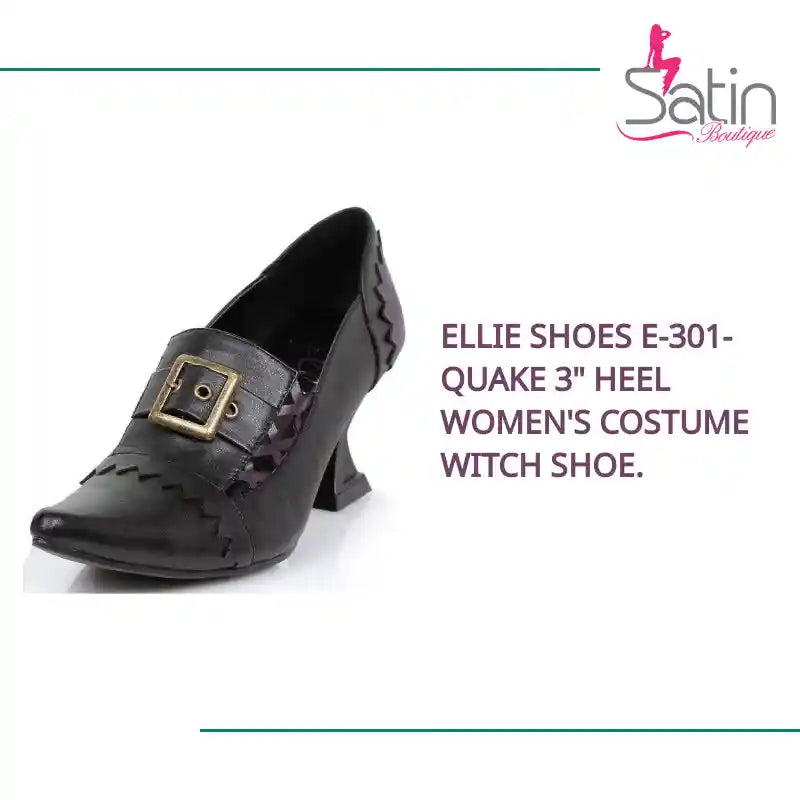 Ellie Shoes E-301-Quake 3&quot; Heel Women&#039;s Costume Witch Shoe. by@Outfy