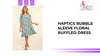 Haptics Bubble Sleeve Floral Ruffled Dress by@Outfy