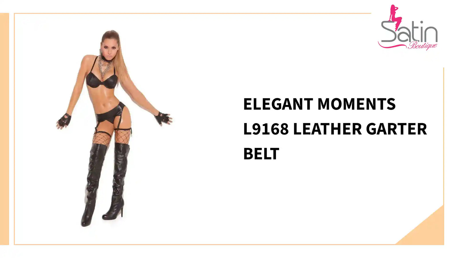 Elegant Moments L9168 Kožni podvezica od @Outfy