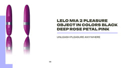 LELO MIA 2 Pleasure object in Colors Black Deep Rose Petal Pink by@Outfy