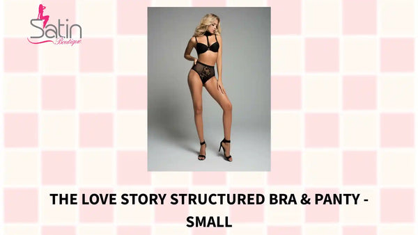 the love story structured bra &amp; panty - Small by@Outfy