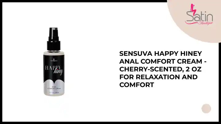 Sensuva Happy Hiney Anal Comfort Cream - Cherry-Scented, 2 oz for Relaxation and Comfort by@Outfy