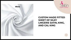 ČARŠAF OD SVILENOG Lingerie Satina, King i Cal King, rađen po mjeri od @Outfy