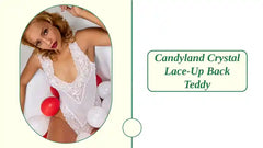 Candyland Crystal Lace-Up Back Teddy by@Outfy