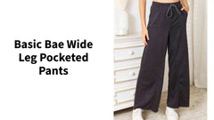 Basic Bae Wide Leg Pocketed Pants by@Outfy