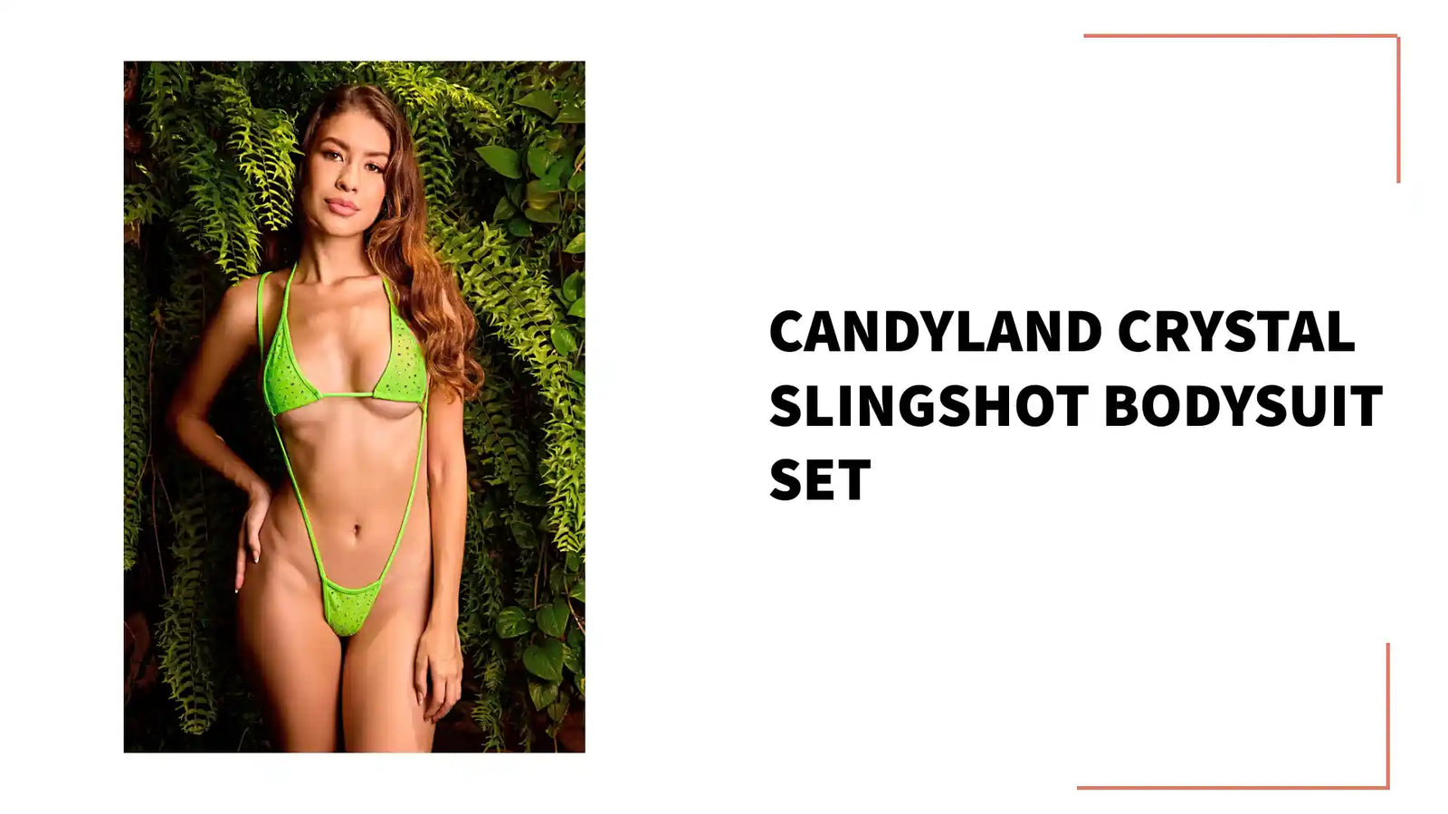 Candyland Crystal Slingshot Bodysuit Set by@Outfy