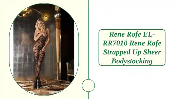 Rene Rofe EL-RR7010 Rene rofe strapped up sheer bodystocking by@Outfy