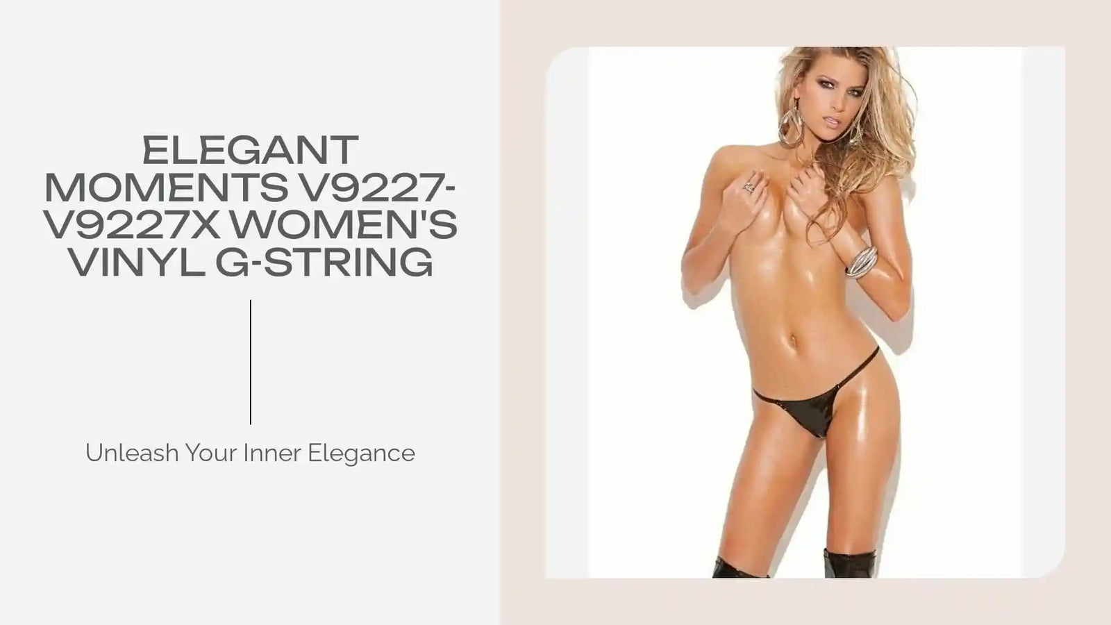 Ženske vinilne tange Elegant Moments V9227-V9227X marke Outfy