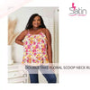 Double Take Floral Scoop Neck Ruffle Hem Cami, Also in Plus sizes by@Outfy