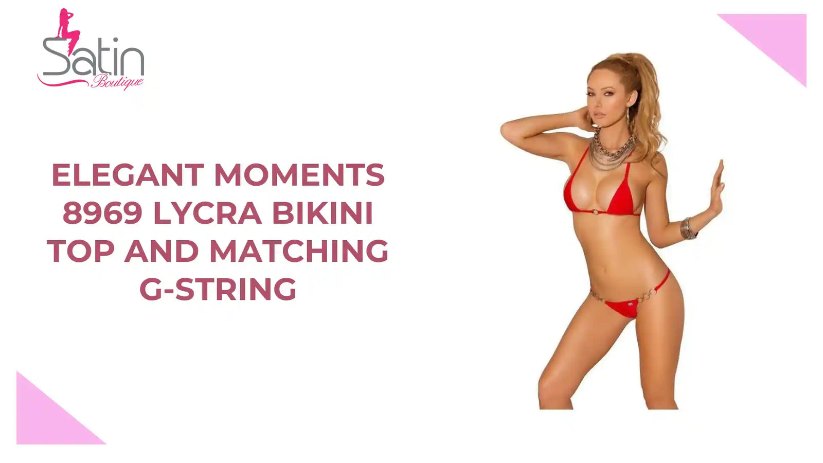 Elegant Moments 8969 Горнище на бикини от ликра и подходящи тениски от @Outfy