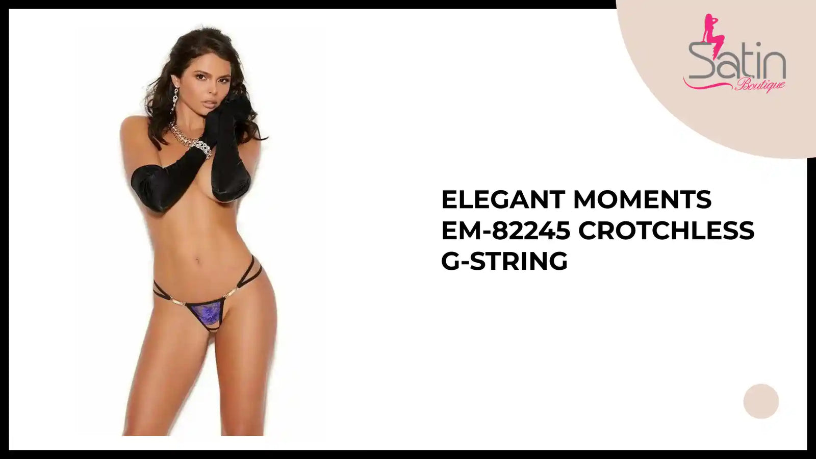 Elegant Moments EM-82245 Crotchless G-string by@Outfy