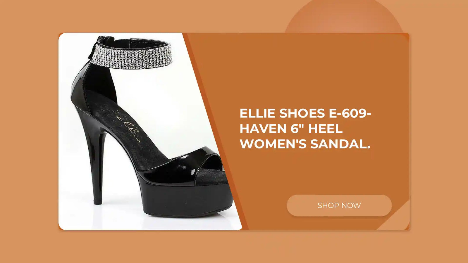 Ellie Shoes E-609-Haven 6&quot; Heel Women&#039;s Sandal. by@Outfy