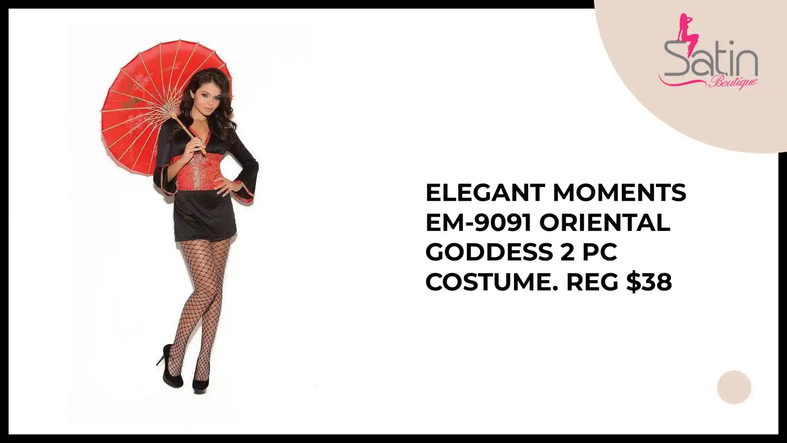 Elegant Moments EM-9091 Oriental Goddess 2 pc costume. Reg $38 by@Outfy