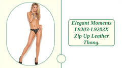 لحظات أنيقة L9203-L9203X سروال داخلي جلدي بسحاب. من @Outfy