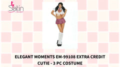 Elegant Moments EM-99108 Extra Credit Cutie - 3 Pc Costume by@Outfy