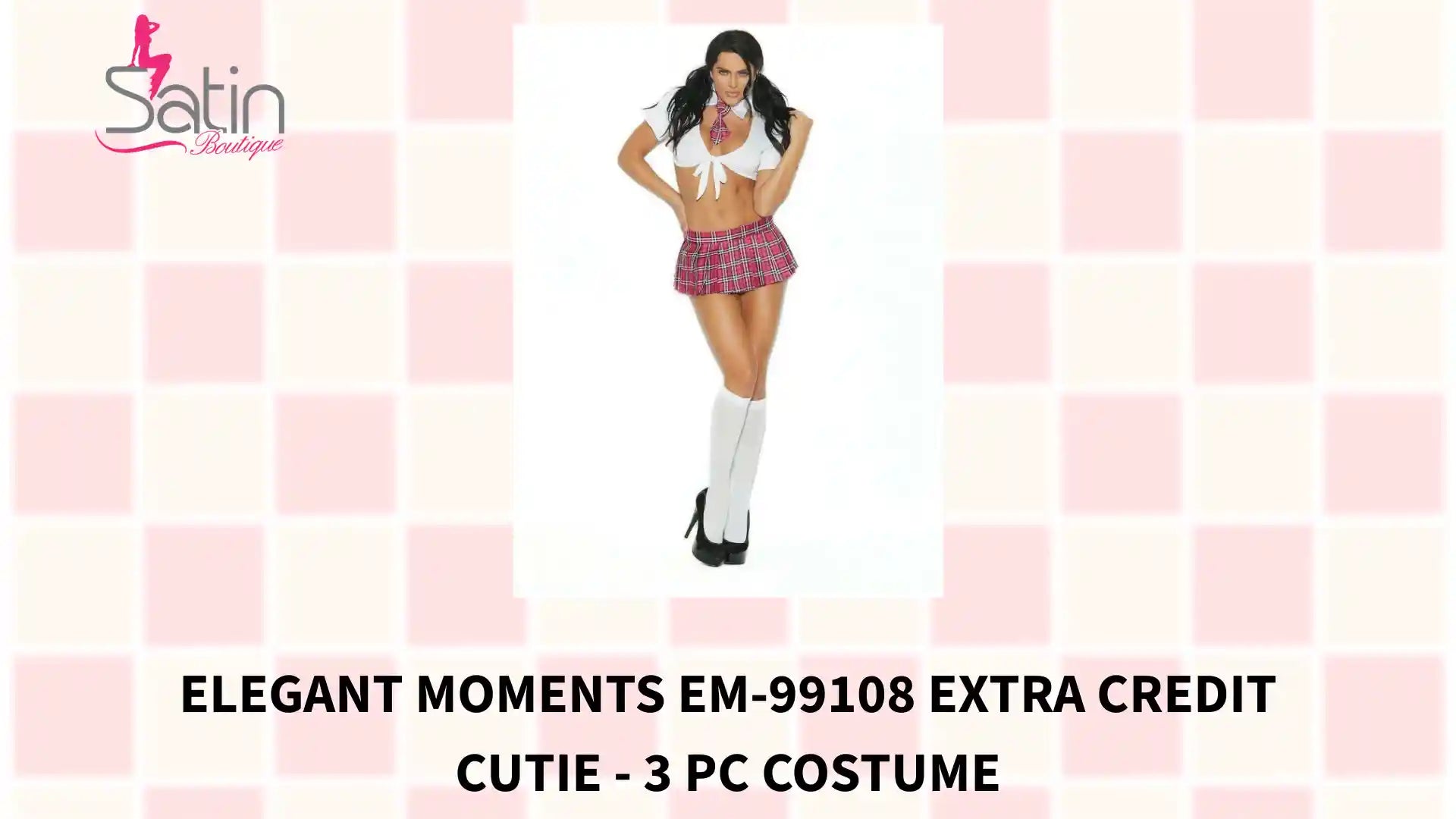 Elegant Moments EM-99108 Extra Credit Cutie - 3 Pc Costume by@Outfy