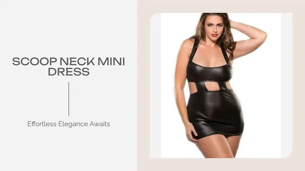 Mini haljina s okruglim izrezom marke @Outfy