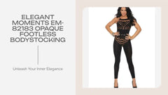 Elegant Moments EM-82183 Opaque Footless Bodystocking by@Outfy