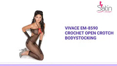 Vivace EM-8590 Crochet open crotch bodystocking by@Outfy