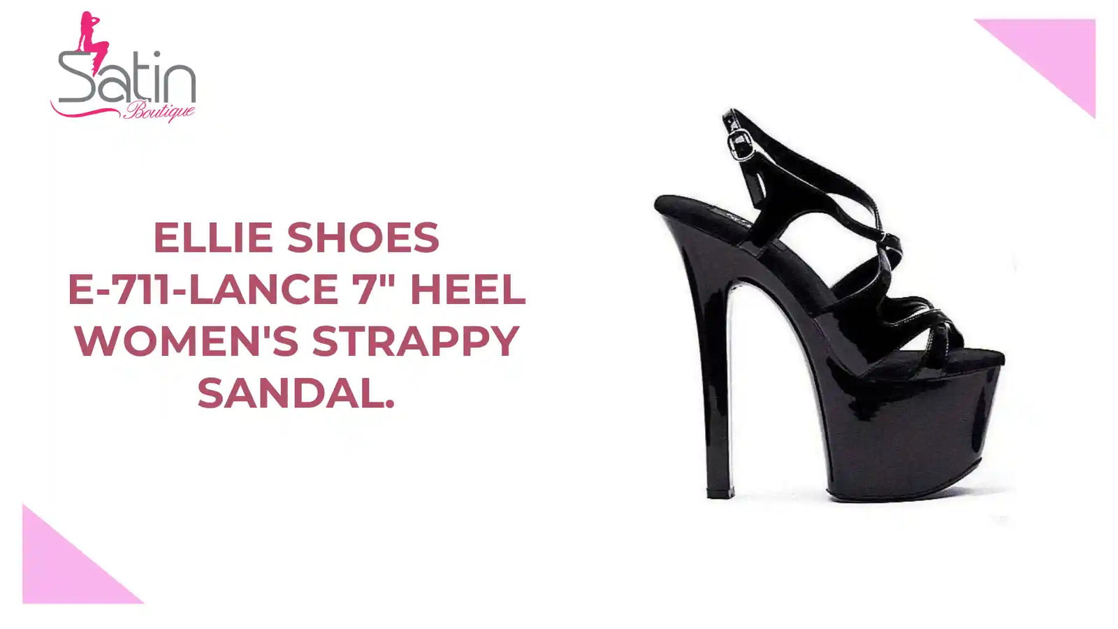 Ellie Shoes E-711-Lance 7&quot; Heel Women&#039;s Strappy Sandal. by@Outfy