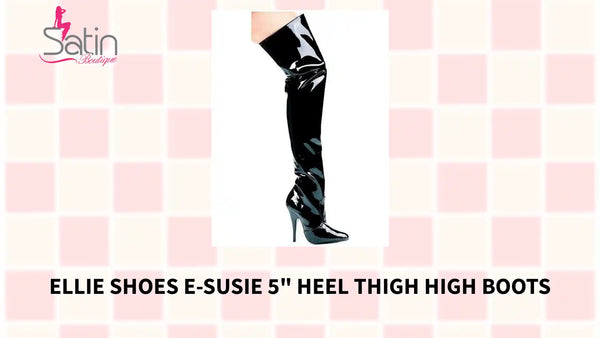 Ellie Shoes E-Susie 5" ботуши до бедрото с ток от @Outfy