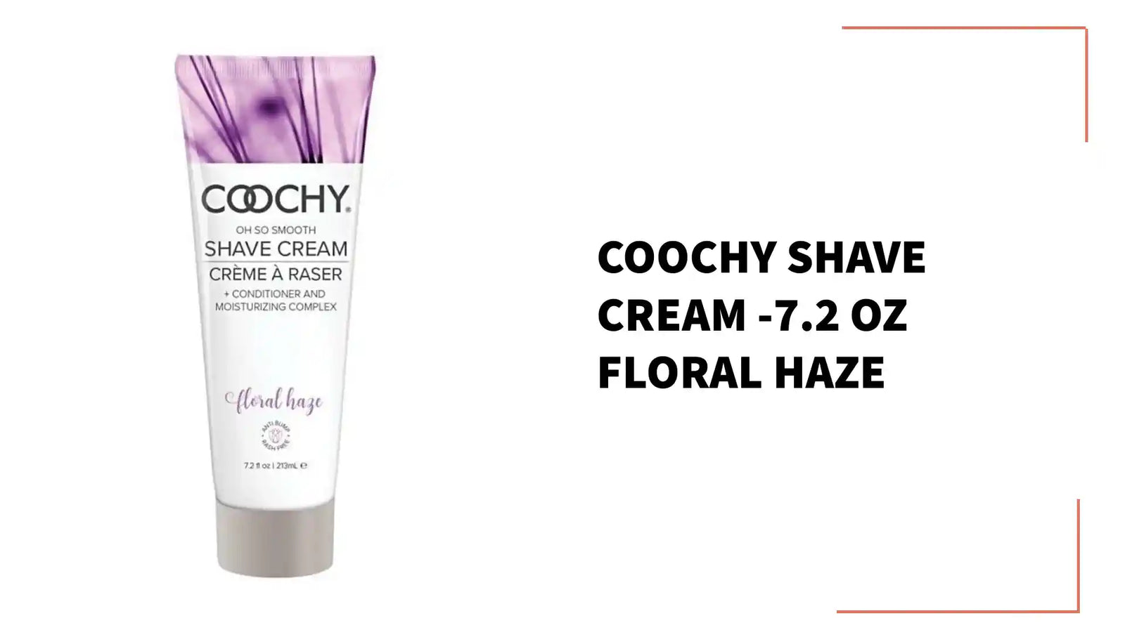 COOCHY Shave Cream -7.2 oz Floral Haze by@Outfy