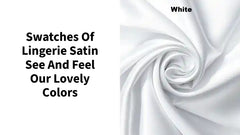 Uzorci satenskog donjeg rublja Pogledajte i osjetite naše prekrasne boje od @Outfy