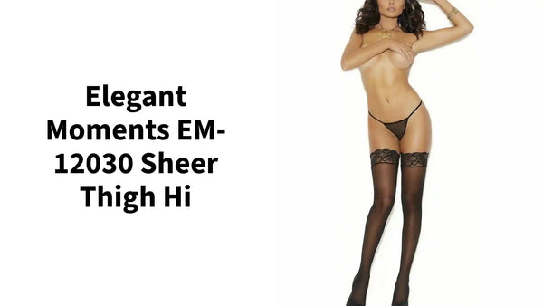 Elegant Moments EM-12030 Sheer Thigh Hi by@Outfy