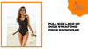 Full Size Lace-Up Wide Strap One-Piece Swimwear by@Outfy