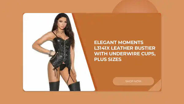 Скуранае бюсцье Elegant Moments L3141X з каркасамі, вялікія памеры ад @Outfy