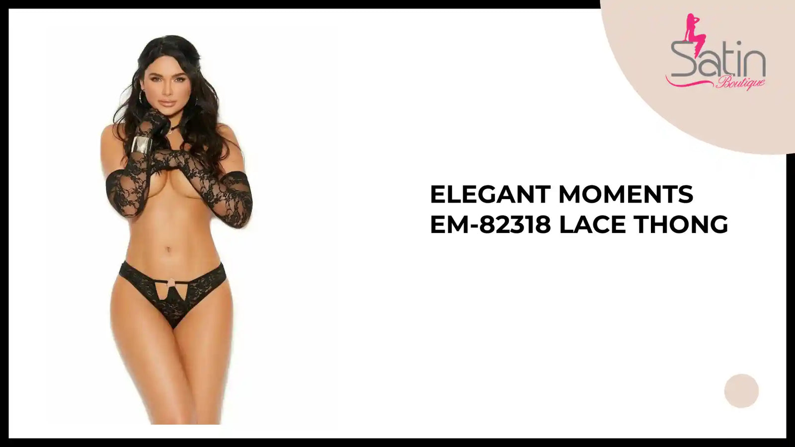 Elegant Moments EM-82318 Lace Thong by@Outfy