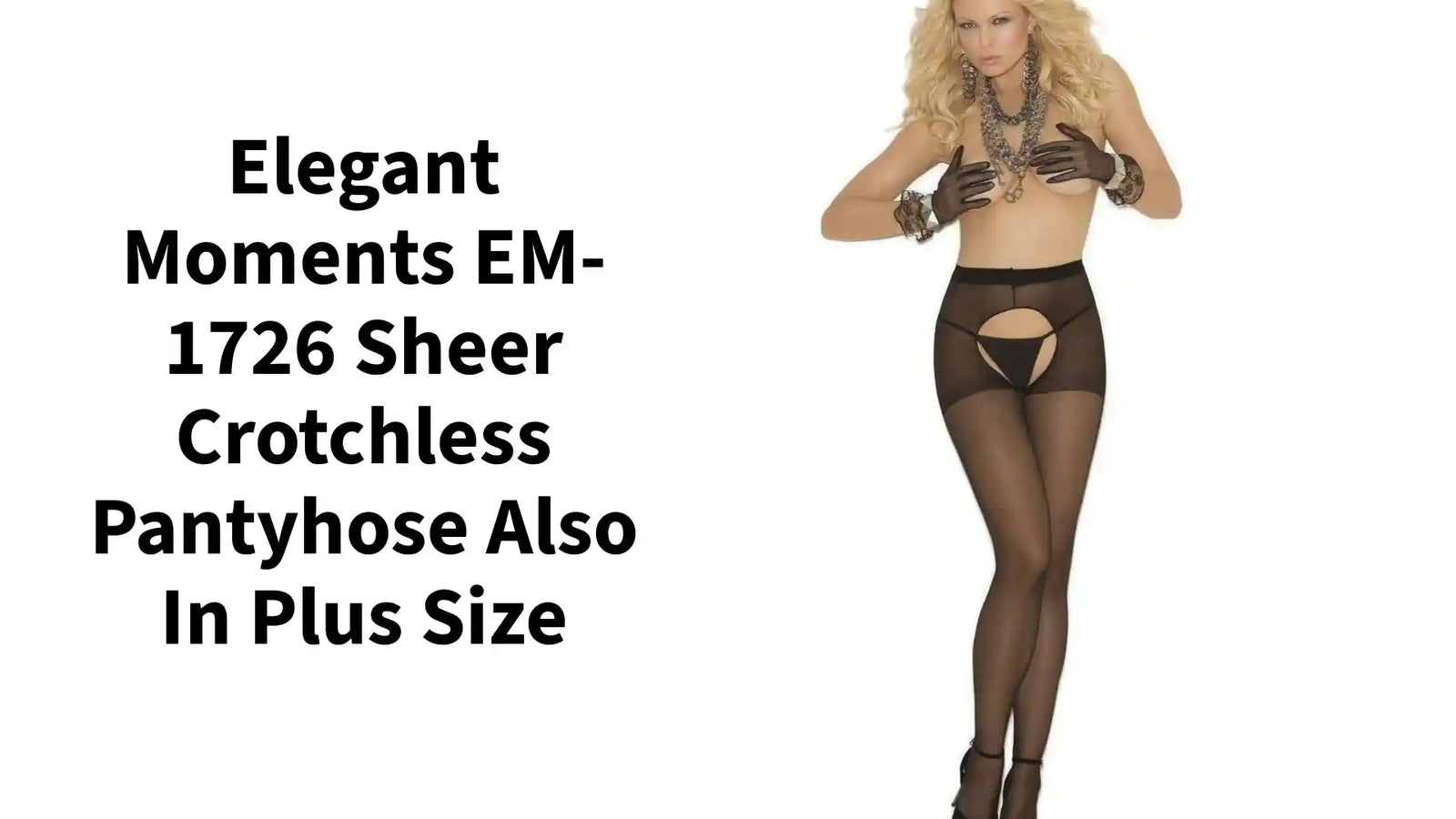 Елегантни моменти EM-1726 Прозрачни чорапогащи без чатала, също в голям размер от @Outfy