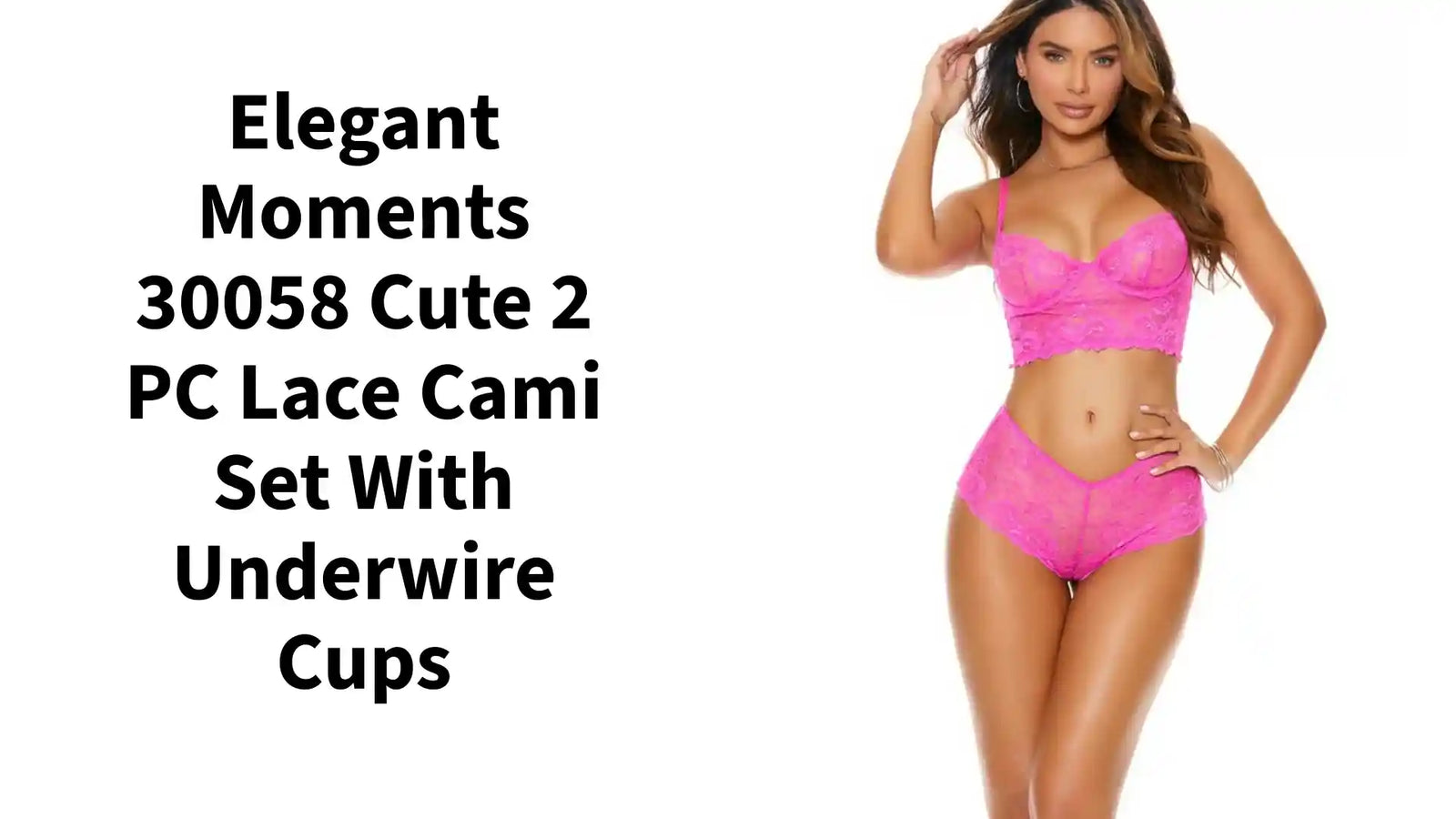 Элегантныя моманты 30058 Сімпатычны камплект карункавай майкі з 2 камплектаў з кубкамі на костачках ад @Outfy