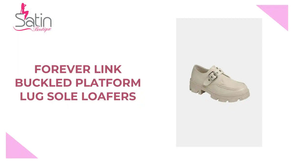 Forever Link Buckled Platform Lug Sole Loafers by@Outfy