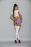 Escante EL-Euphoria 4 tk tüdrukulik täiskasvanute koolitüdruku kostüüm