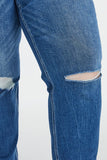 BAYEAS กางเกงยีนส์ทรงครอปทรงเอวสูงขนาดเต็มของ BAYEAS
