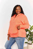 Double Take Quarter-Snap Dropped Shoulder Hoodie-Trendsi-SatinBoutique