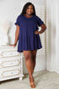 Double Take V-Neck Flounce Sleeve Tiered Dress-Trendsi-SatinBoutique