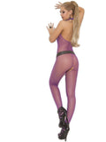 Elegant Moments EM-1609 Fishnet Bodystocking with open crotch, also in plus size Elegant Moments